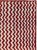 This mid-20th-century Turkish Anatolian accent rug presents a bold allover pattern of alternating crimson and ivory zigzag...