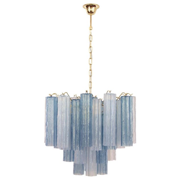 Italian Chandelier in Opal and Murano Glass, 1990s For Sale - Image 16 of 16