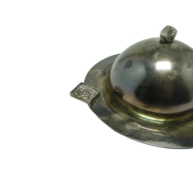 1950s Art Deco Butter Bowl, Belgium, 1950s For Sale - Image 5 of 6