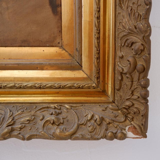 Ferdinand Tirius, Tavern Scene, Oil on Canvas, Framed For Sale - Image 17 of 17