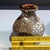 Handmade Studio Art Pottery Vase Set of 2, Signed “Mh,” Abstract Design For Sale - Image 4 of 10