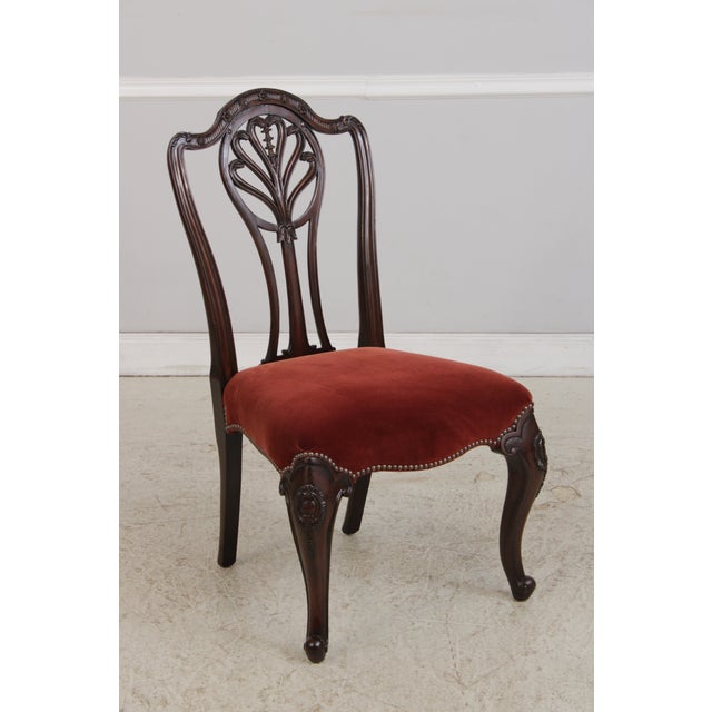Age: Approx: 20 Years Old Details: Mahogany Fine Carved Details High Quality Construction Queen Anne Legs & Pad Feet...