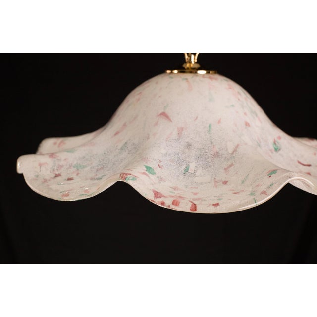 Vintage Multicolor Millefiori Murano Glass Pendant For Sale - Image 10 of 12