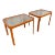 1960s Brown Jordan "Tamiami" Style Side Tables - Set of 2, Attributed For Sale