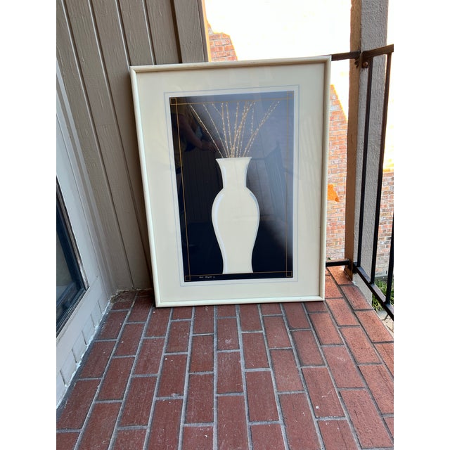 Massive Lithograph by iconic 80s artist Noah Jerome. Some damage (see pictures) but only noticeable up close. The scale...