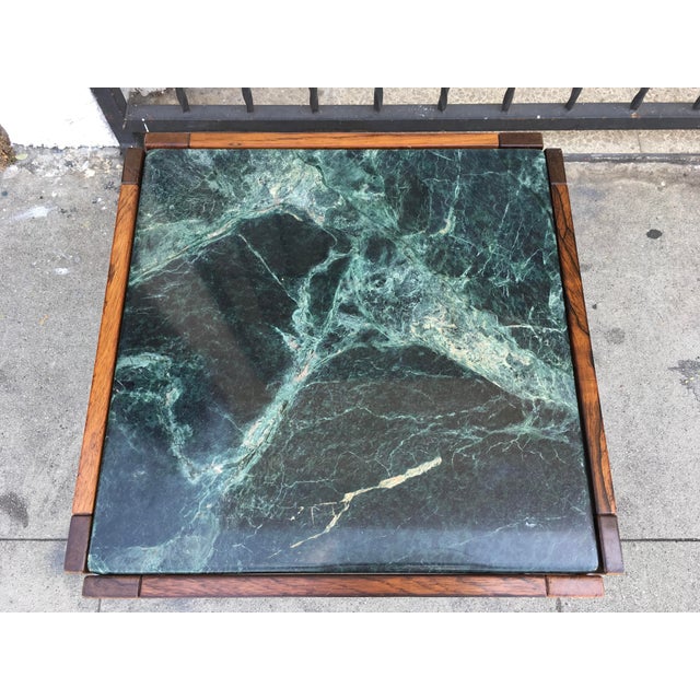 Verde Green Marble Top Side Table Chairish