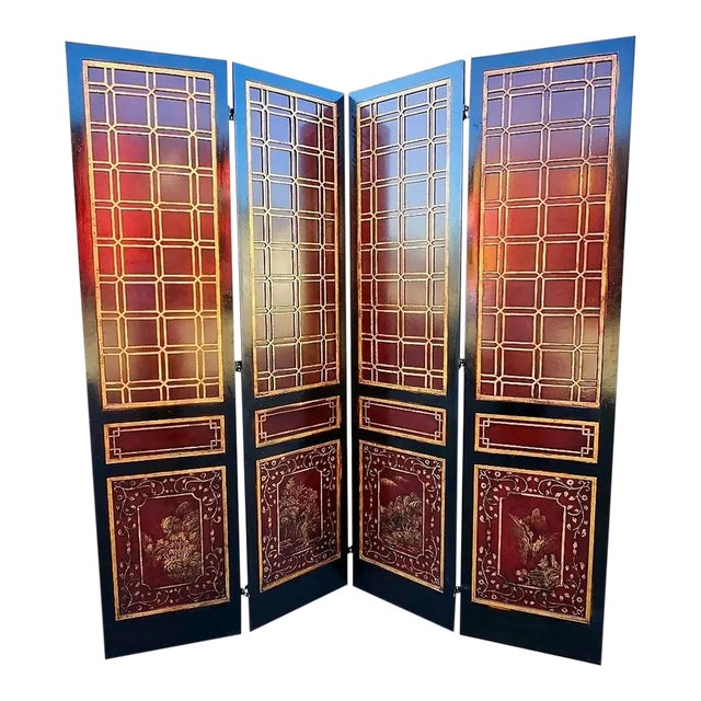 1990s French Wood Room Divider For Sale