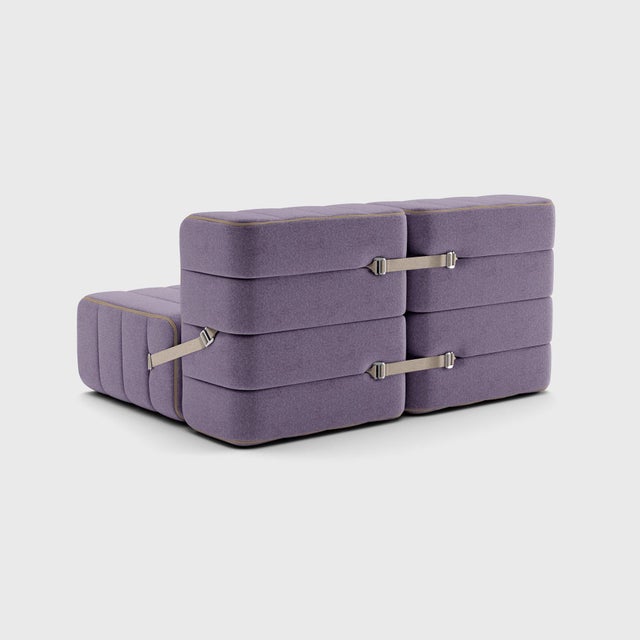 Two-Seater Modular Sofa in Dama Fabric by Ambivalenz, Set of 4 For Sale - Image 17 of 18
