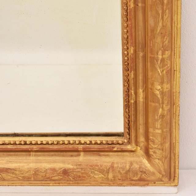 Antique Rectangular Wall Mirror, 1800s For Sale - Image 9 of 11