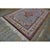 1940s Classic Blue Ground Medallion Vintage Isfahan Silk Foundation Carpet Rug For Sale - Image 9 of 9