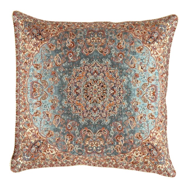Contemporary Persian Silk Termeh Pillow For Sale