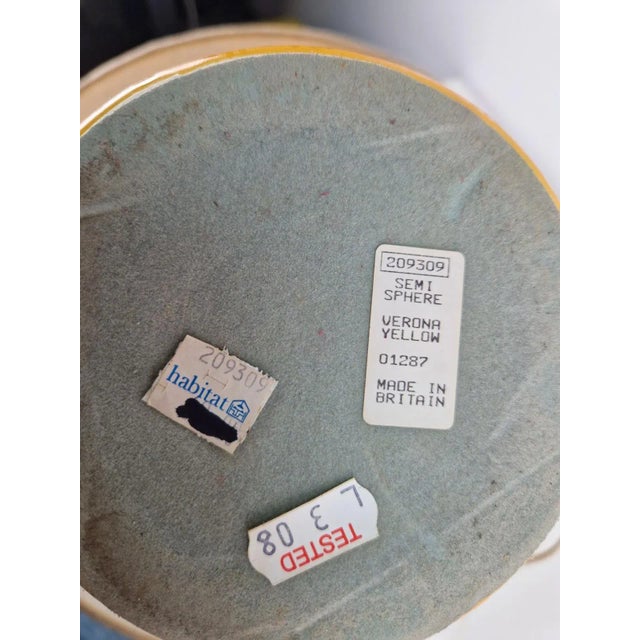 Vintage Ceramic Jar Verona Table Lamp by Habitat, 1980 For Sale - Image 9 of 10