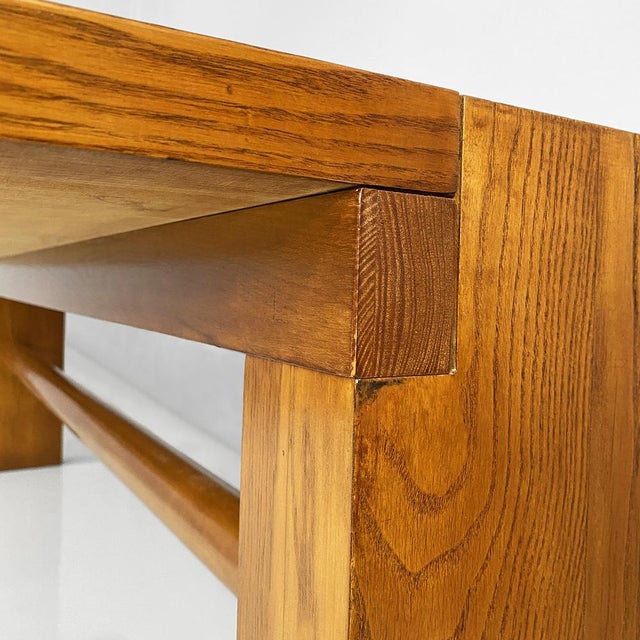 Italian Modern Wood Valmarana Dining Table by Carlo Scarpa for Simon International, 1970s For Sale - Image 10 of 16