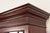 Brown Baker Furniture Historic Charleston Georgian Flame Mahogany Lighted Breakfront Bookcase Cabinet For Sale - Image 8 of 16