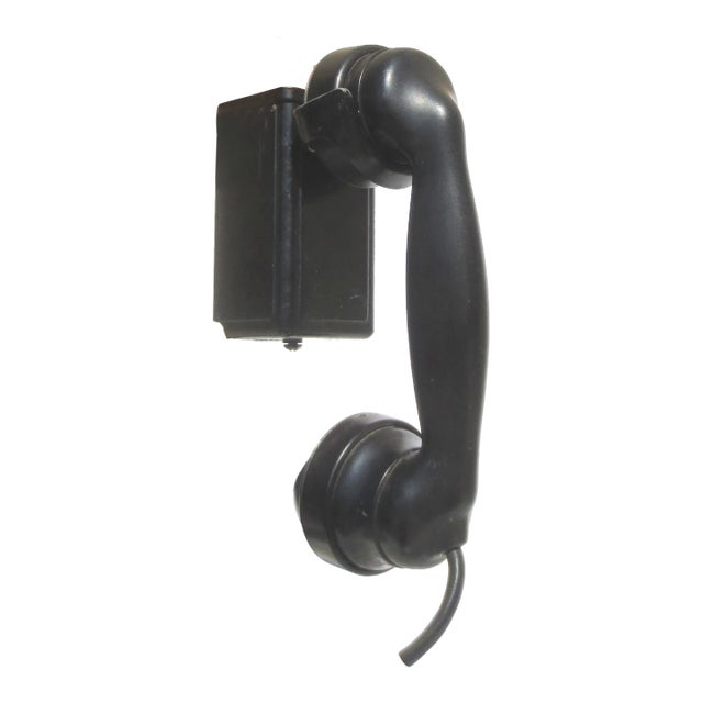 Vintage Intercom Western Electric Wall Mount Hanging Handset Phone For Sale