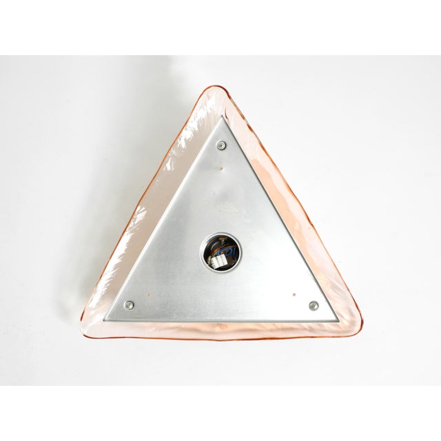 Large Triangular Murano Glass Ceiling Light from La Murrina, 1970s For Sale - Image 15 of 18