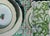1940s Wedgwood English Cottage Cream & Mist Dinner & Side Plates - Set of Six For Sale - Image 12 of 13
