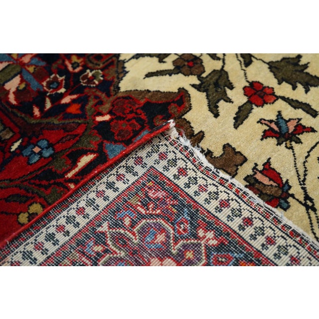 Antique Farahan Sarouk Rug 4'3'' X 6'4'' For Sale - Image 10 of 10