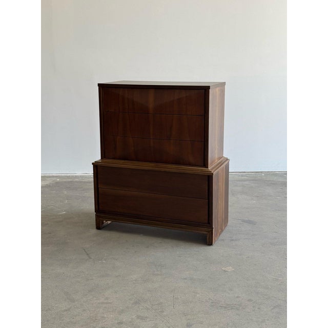 1960s 1960s Diamond Highboy Dresser For Sale - Image 5 of 7