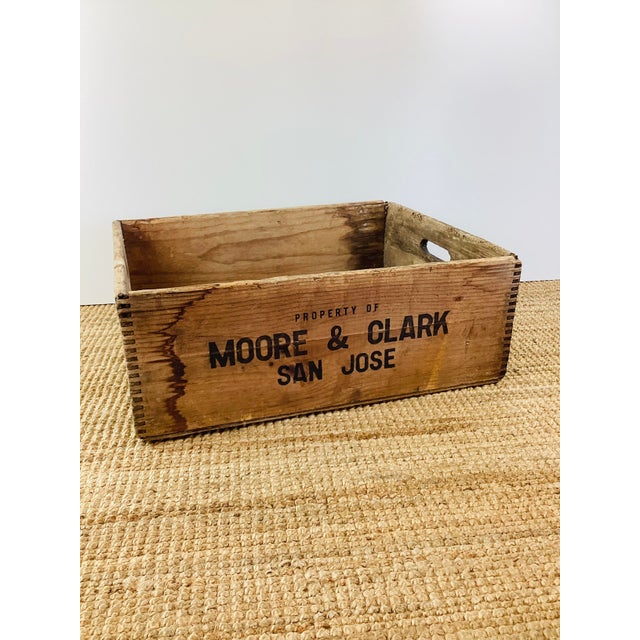 Vintage / Antique Rustic Farmhouse Style Wood Vegetable Shipping Crate Box For Sale In Las Vegas - Image 6 of 8