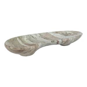 Altamura Large Organic Shape Marble Bowl