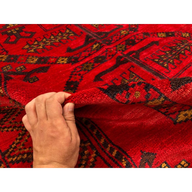 1960s Vintage Hand Knotted Rug For Sale - Image 5 of 6