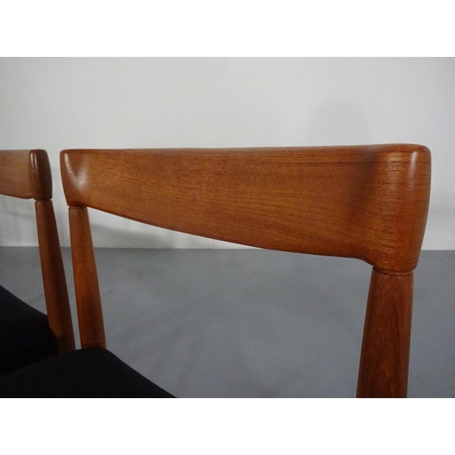 Wood Danish Teak Dining Chairs by H. W. Klein for Bramin, 1960s, Set of 6 For Sale - Image 7 of 18
