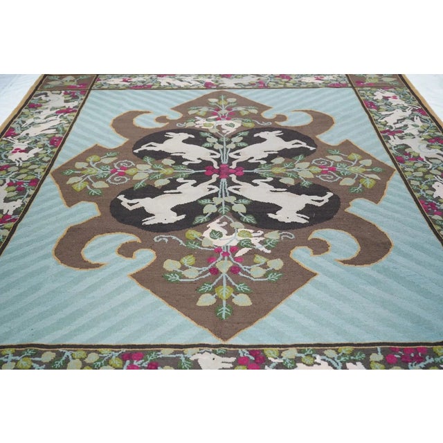 Textile Sumak Rug 8' X 10' For Sale - Image 7 of 10