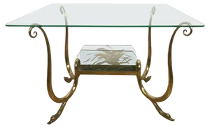 Brass Glass Coffee Table