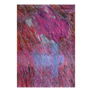 Vintage Magenta Abstract by Maureen Fenton-Hansen