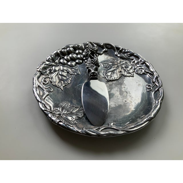 Vintage Arthur Court Cheese Serving Set- 2 Pieces For Sale - Image 10 of 10