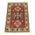 Kazak Rug 2’1” X 2’11” Red Wool Tribal Hand-Knotted Oriental Carpet For Sale