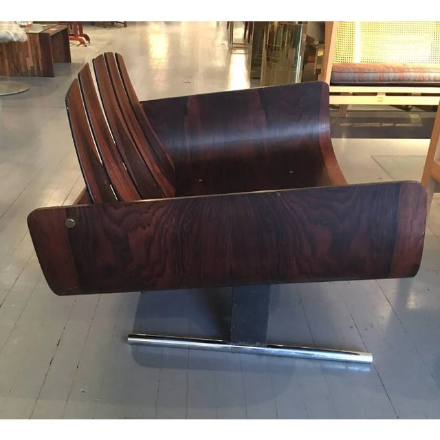 Chocolate Brazilian Rosewood Lounge Chair by Jorge Zalszupin For Sale - Image 8 of 12