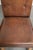 Animal Skin Large Sheepskin Dining Chairs in Dark Cognac, 1940s, Set of 4 For Sale - Image 7 of 14
