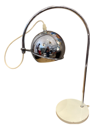 Vintage Chrome Swivel Desk Lamp, 1960s