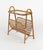 Mid-Century Bamboo, Rattan and Glass Side Table with Magazine Rack, Italy, 1960s For Sale - Image 6 of 18
