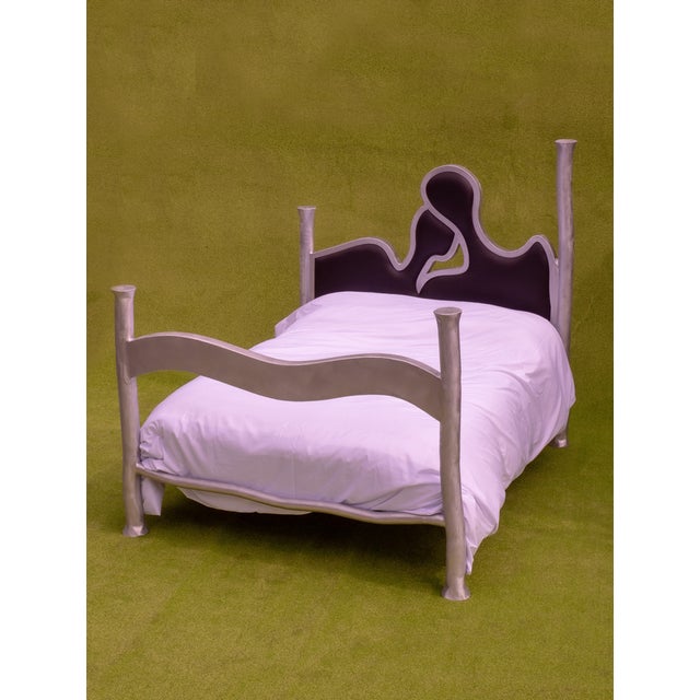 Not Yet Made - Made To Order Aluminium Sculptural Bed by Six Dots Design For Sale - Image 5 of 9