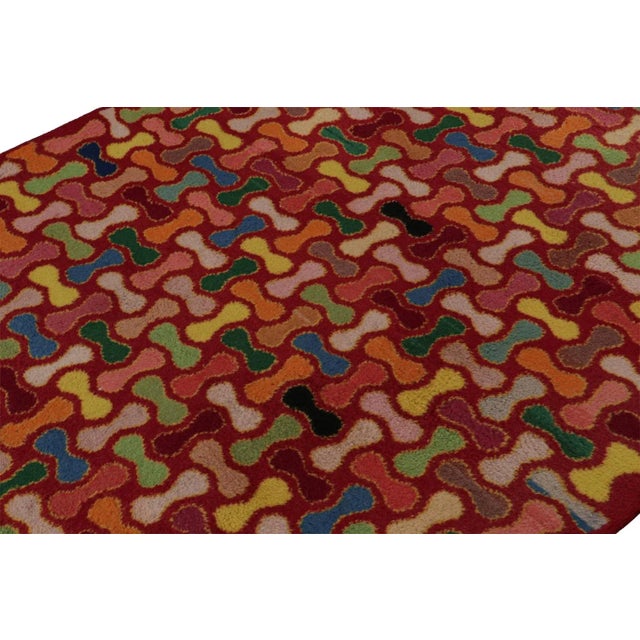 Rug & Kilim Vintage Zeki Muren Art Deco Rug, With Geometric Patterns, From Rug & Kilim For Sale - Image 4 of 7