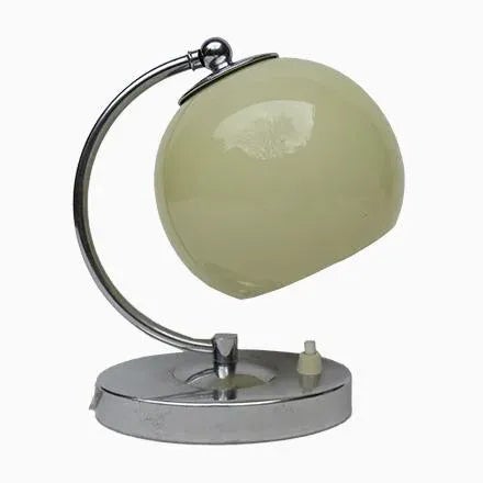 Austrian Art Deco Bedside Lamps in Chrome, Set of 2 For Sale - Image 17 of 17