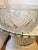 Traditional Vintage Crystal Cut Round Bowl For Sale - Image 3 of 12