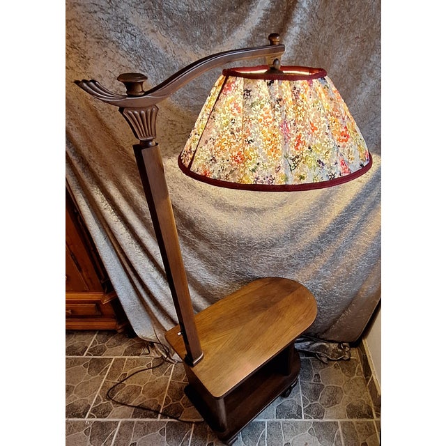 Brown Mid-Century Modrn German Floor Lamp by Temde, 1950s For Sale - Image 8 of 16