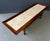 Mid-Century Modern 1960s Widdicomb Travertine and Walnut Coffee Table by Dale Ford Mid Century For Sale - Image 3 of 12