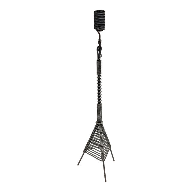 Karl Howard Steel Candlestick Holder For Sale