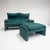 Mid-Century Modern Maralunga Sofa with Ottoman by Vico Magistretti for Cassina, 1970s, Set of 2 For Sale - Image 3 of 18