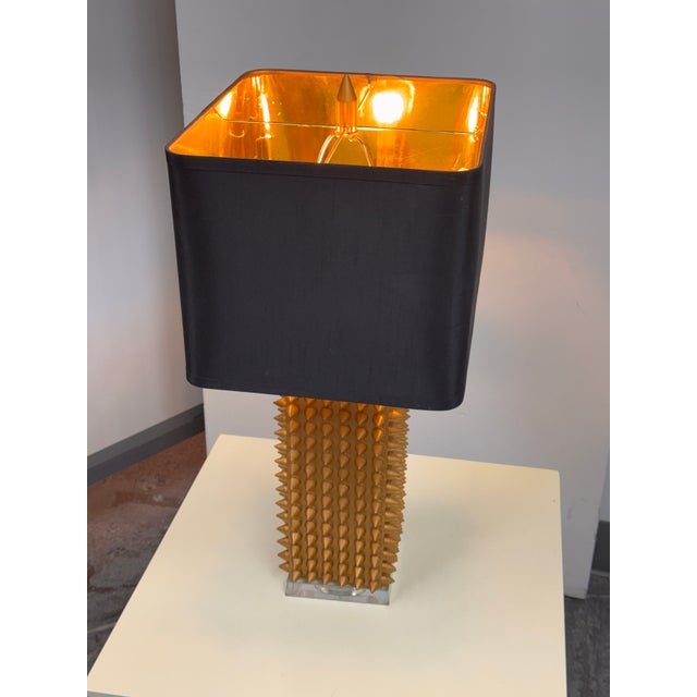 Plastic J. Alexander Lighting Spike Table Lamp For Sale - Image 7 of 12