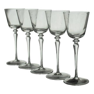 Murano Crystal Glasses by Carlo Moretti, Set of 4 For Sale