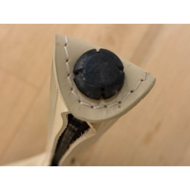 Cassina – Set of Six Leather Dining/Arm Chairs For Sale - Image 9 of 10