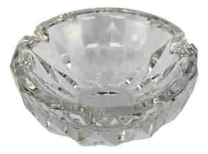 Faceted Glass Ashtray from Val Saint Lambert, 1960s