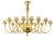 Amber Murano Glass Chandelier by Simoeng for Simoeng For Sale