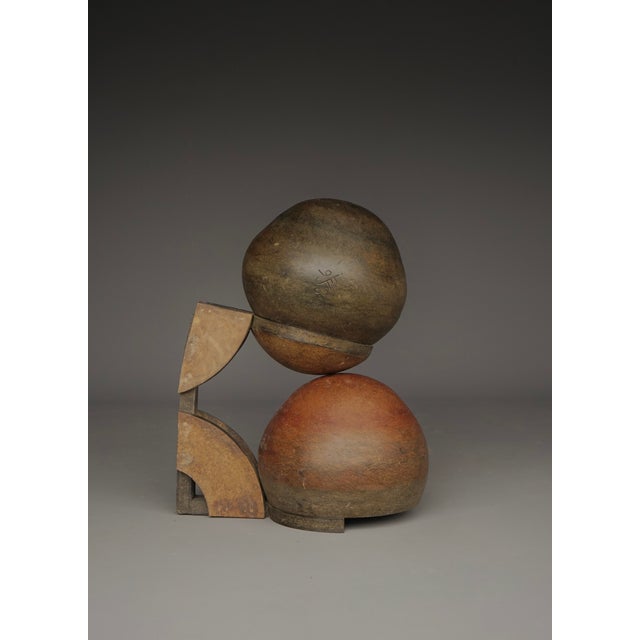 Large Unusual Sculpture, 1993, Composite Material & Waxed Fiber For Sale - Image 10 of 10